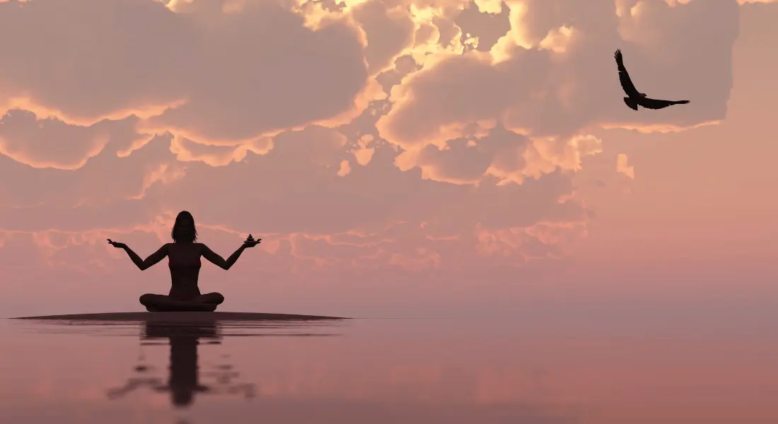 "As clouds come and go, let the mind remain free."